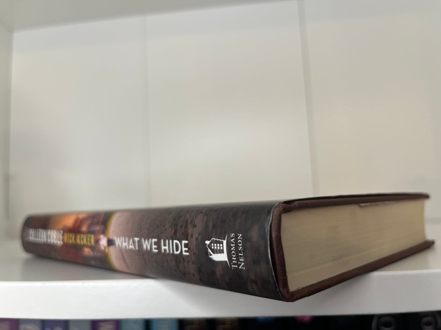 What We Hide (Tupelo Grove, Bk. 1) - Minor Cosmetic Mark