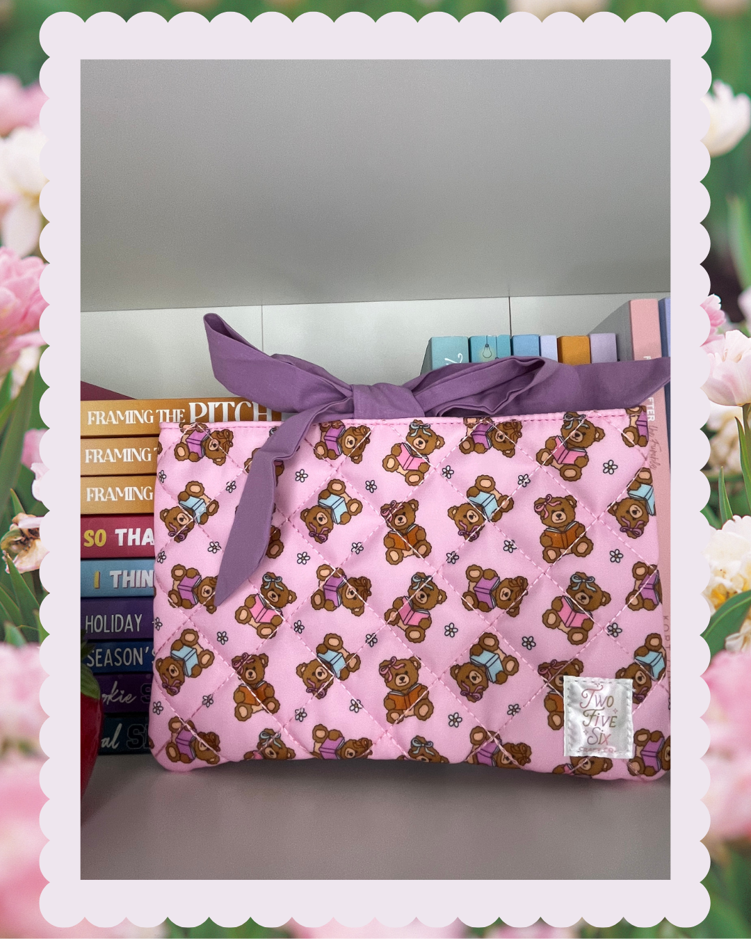Cozy Reading Bears Book Sleeve