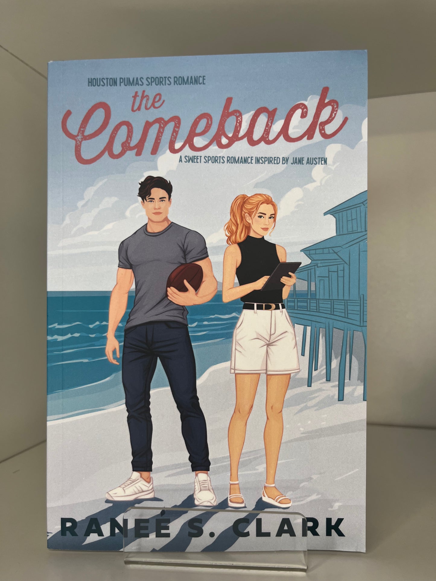 The Comeback:  A Sweet Sports Romance Inspired by Jane Austen (Signed)
