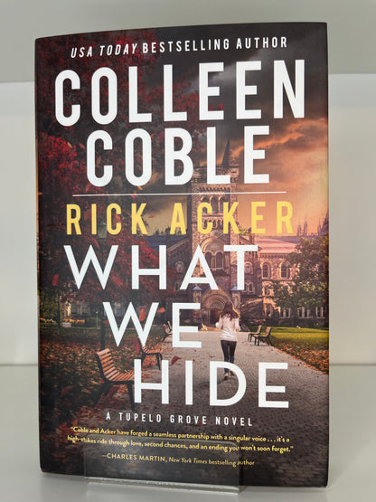What We Hide (Tupelo Grove, Bk. 1) - Minor Cosmetic Mark